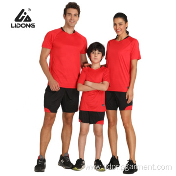 Men Women Kids soccer jersey football shirt set